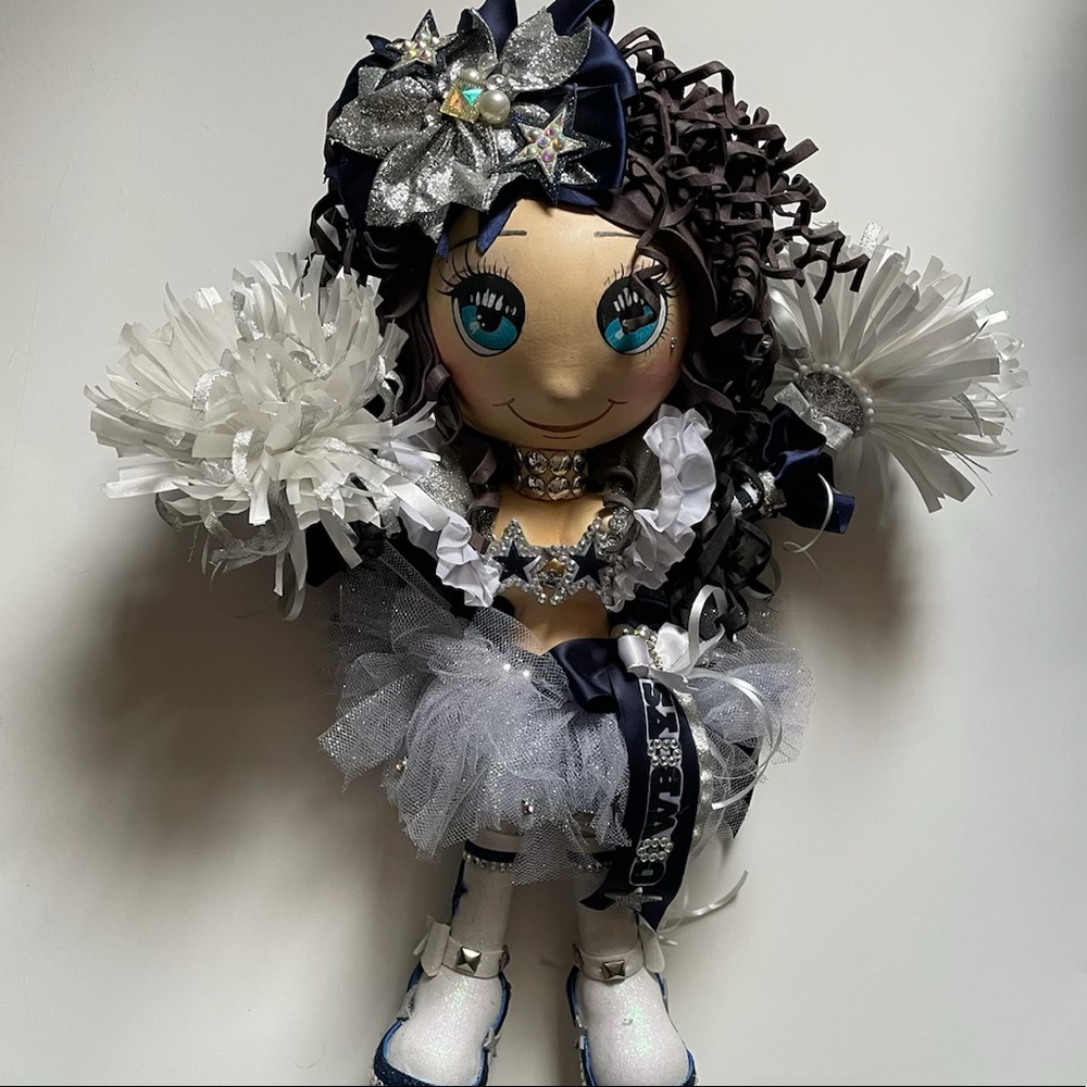 CUSTOM made COWBOYS Cheerleader - Picture 3 of 4